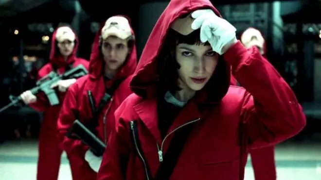 La actriz Úrsula Corberó es Tokio, una de las protagonistas de "La casa de papel".