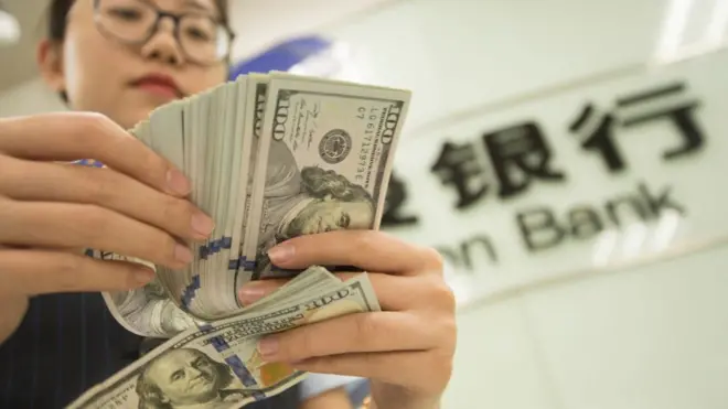 Đến USD ở Trung Quốc - hình chỉ có tính minh họa