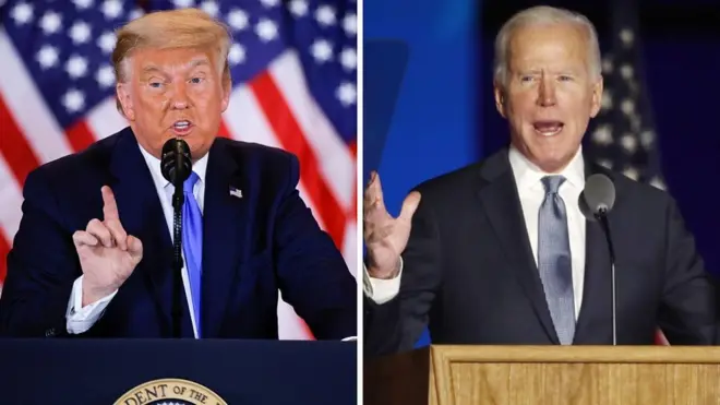 Trump and Biden