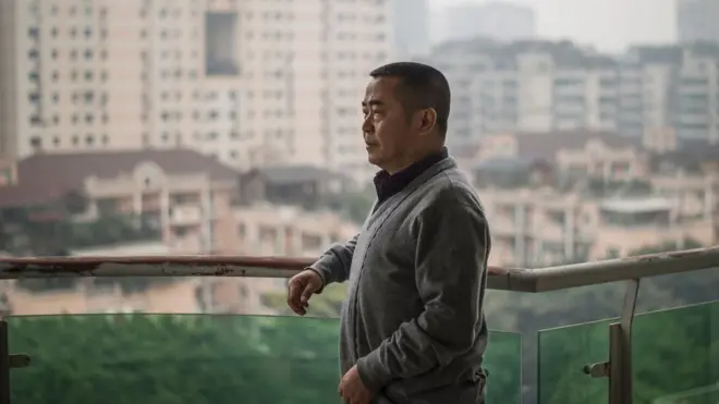 六四天网的的创始人黄琦多次被捕，受到国际人权组织的关注（摄于2015年1月22日成都公寓）