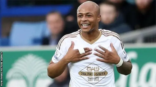 Le retour d'Andre à Swansea serait un motif de fierté pour Abedi Pele, le milieu de terrain jouera aux côtés de son frère et coéquipier Jordan Ayew.