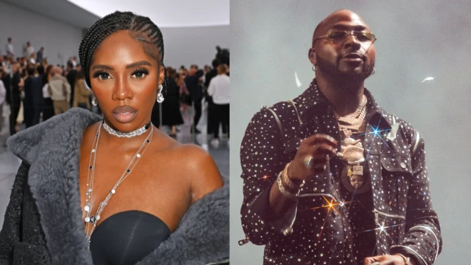 Davido and Tiwa Savage