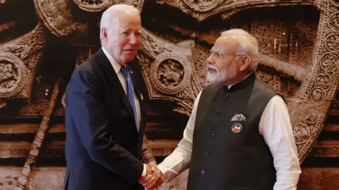 বাইডেন মোদী