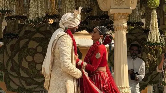 నేత్ర మంతెన, వంశీ గాదిరాజు, ఉదయ్‌పూర్ ప్యాలెస్, డెస్టినేషన్ వెడ్డింగ్