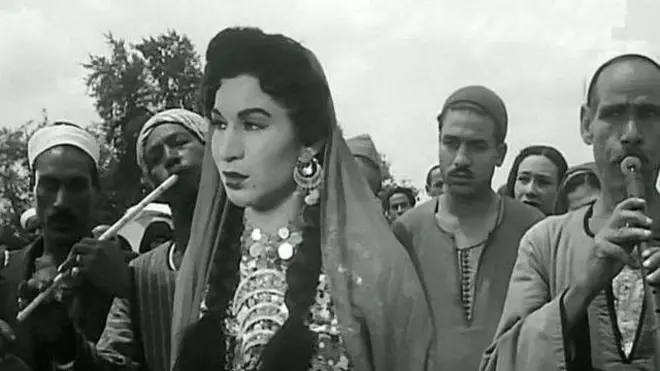 صورة للفنانة فايزة أحمد من فيلم "تمر حنة".