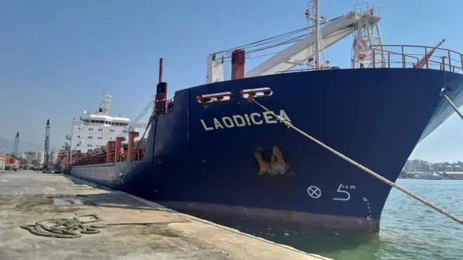 صاحب کشتی «لائودیکه» می‌گوید که خریدار محموله این کشتی، بخش خصوصی لبنان است و این محموله ارتباطی به دولت لبنان ندارد