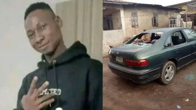 Aworan Yusuf ati ọkọ ti awọn afurasi ọmọ ẹgbẹ okunkun ba jẹ