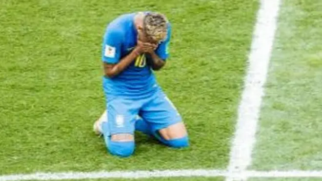 Tracks of my tears: Neymar's emotional reaction at the end of the Costa Rica game didn't arise much sympathy