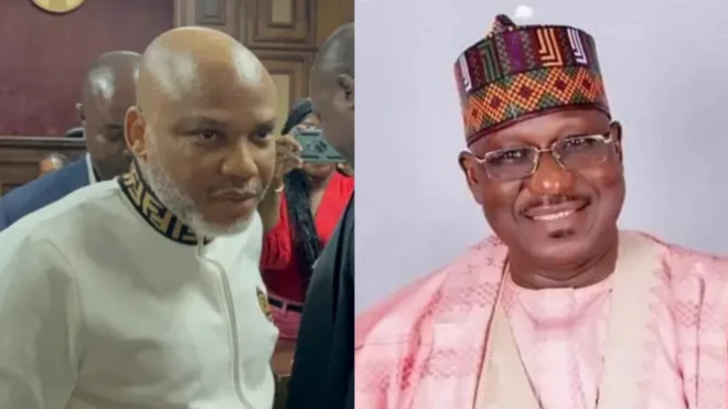 Nnamdi Kanu na Ahmed Gulak