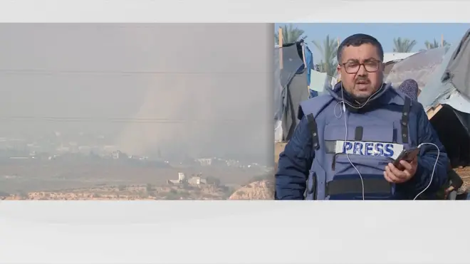 مراسل بي بي سي في غزة عدنان البرش