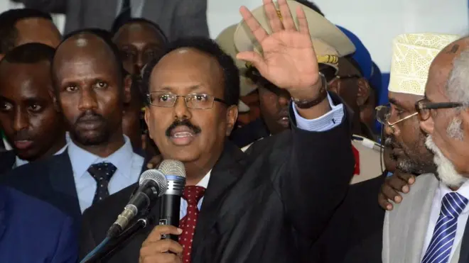 Pirezidaantii Somaaliyaa Mohammad Abdullaahii Farmaajoo(2017)