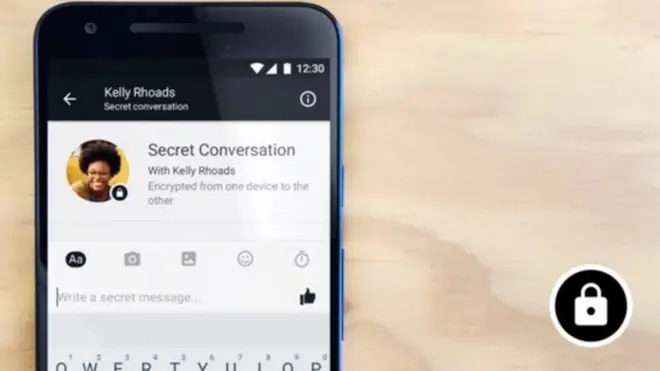 Facebook compartió unas capturas de pantalla que muestran cómo se ve el servicio de mensajes secretos que están probando.