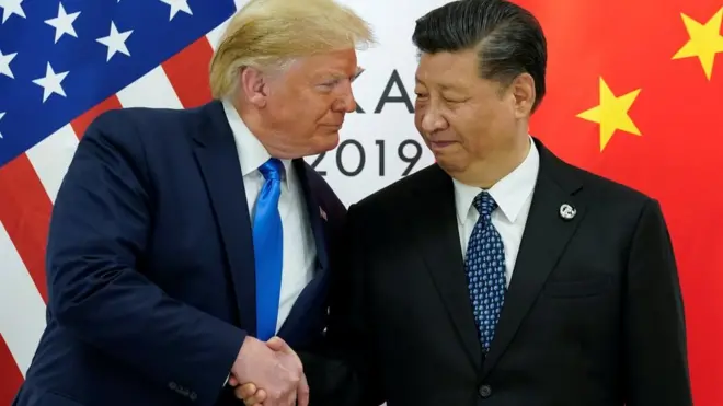 中国出现新冠病毒疫情，中美之间因为签署了贸易战第一阶段协议后的关系回暖气氛又趋紧张。