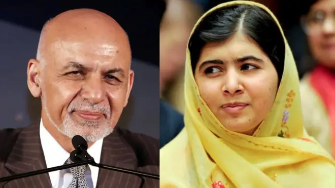 ملالې د ولسمشرغني بلنه منلې ده.