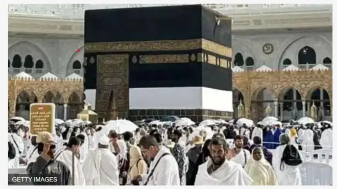 Aworan awọn eeyan ni Kaaba, Saudi Arabia
