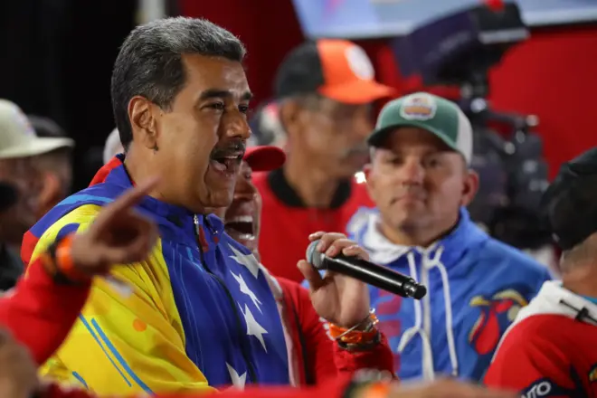 Maduro durante discurso após divulgaçãoapostar no jogo da coparesultados