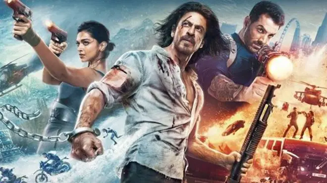 Nyota wa Pathaan, Shah Rukh Khan, Deepika Padukone na John Abraham