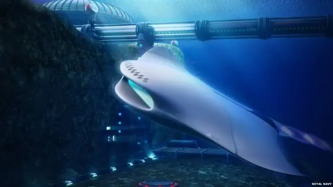 ยานแม่นอติลุส 100 สามารถจอดเทียบเข้ากับสถานีใต้น้ำได้