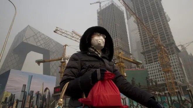 Смог в Пекине может быть довольно токсичным