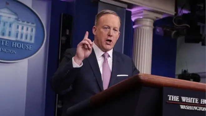 白宫发言人斯派塞表示，中美贸易应是"双行路"。