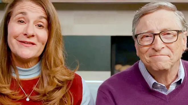Bill Gates y su esposa Melinda.