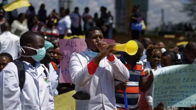 Madaktari Kenya wamegoma tangu mwanzo wa Desemba