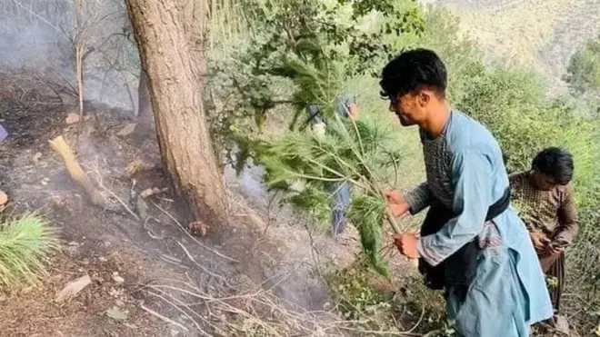 خوست کې اور