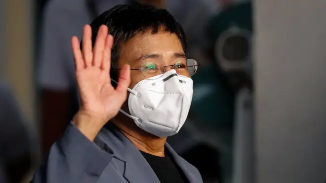 Maria Ressa says the charges are politically motivated