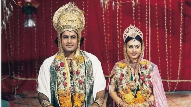 रामायण मालिकेतील दृश्य