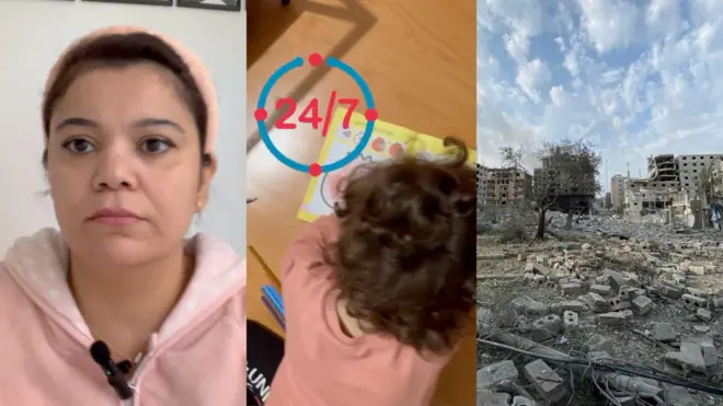 عبير أيوب، فلسطينية من سكان قطاع غزة