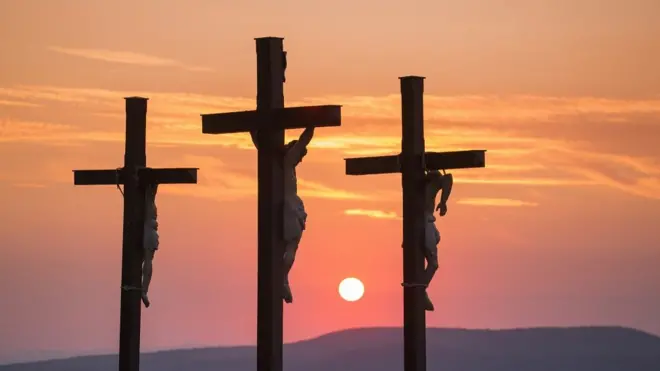 A representation of Christ's crucifixion