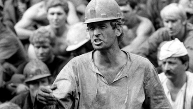 Бастующие шахтеры Кузбасса, 1989 год