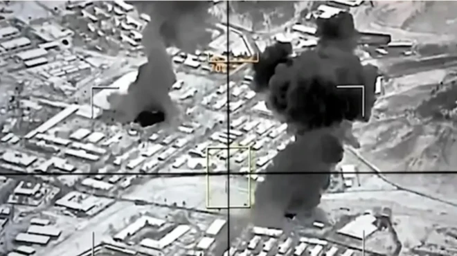 Hoton bidiyon yadda Pakistan ta ƙaddamar da hare-hare a kan iyakar Afghanistan