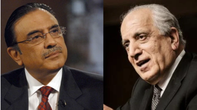 خلیلزاد او زرداري