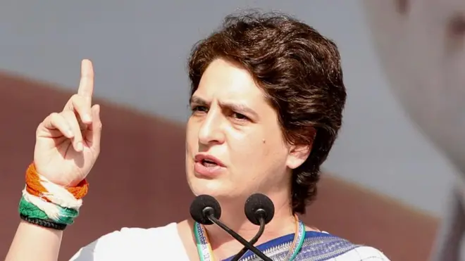 પ્રિયંકા ગાંધીની તસવીર