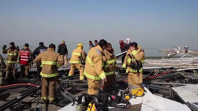 حريق في الكويت