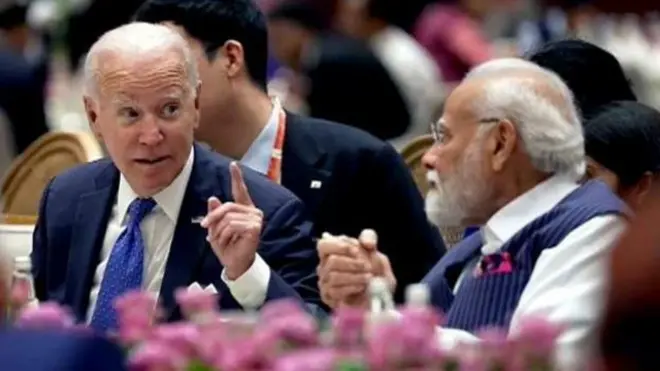 مودی، بائیڈن