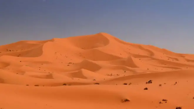 The Lala Lallia dune in Morocco is 100m high