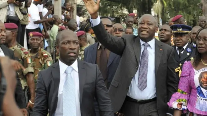 L'ancien président ivoirien Laurent Gbagbo et son ancien ministre de la jeunesse Blé Goudé peuvent désormais quitter leur lieux d'assignation