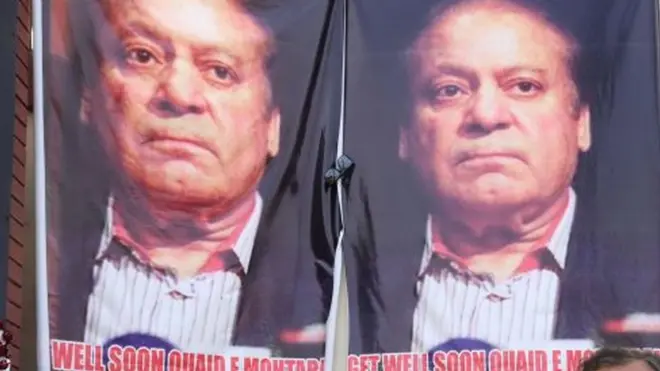 نواز شریف کا پوسٹر