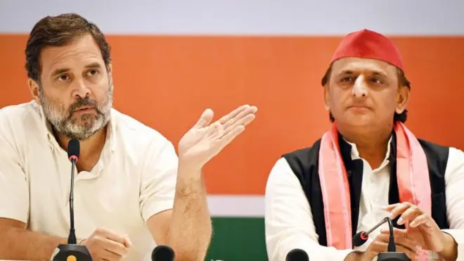 राहुल गांधी और अखिलेश यादव