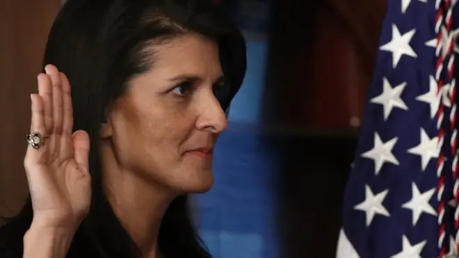 После вступления в должность Хейли говорила о необходимости сохранения санкций против России