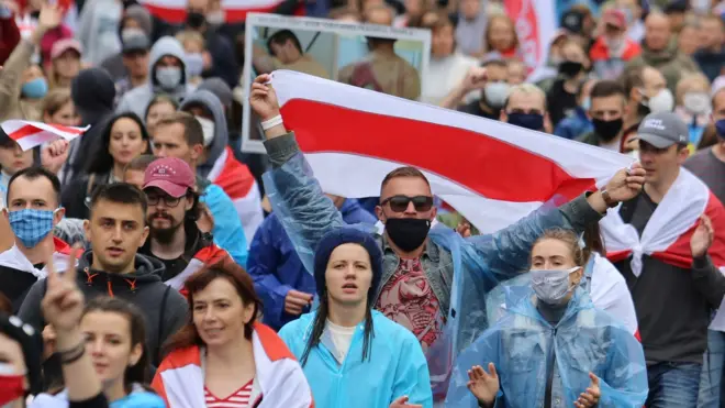 Акция протеста в Минске