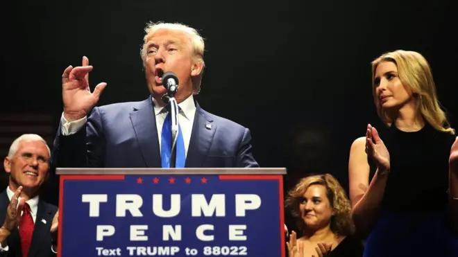 Trump membalikkan analisis dengan menjadi capres Republik dan akhirnya memenangkan pilpres AS, mengalahkan calon Demokrat, Hillary Clinton.