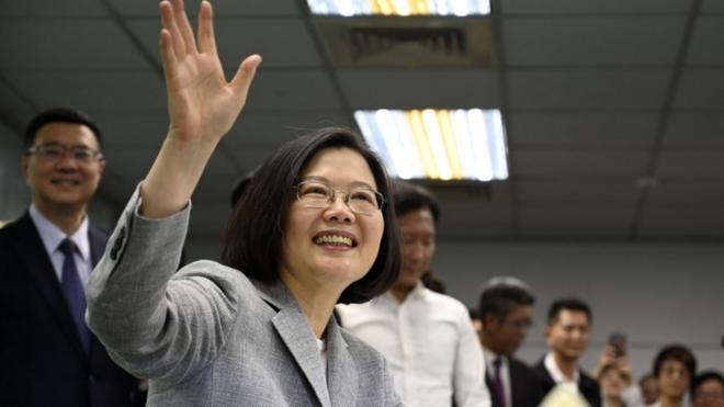 台灣總統蔡英文三月正式報名參加民進黨2020總統選舉初選