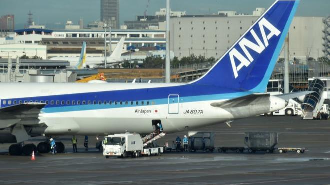 เครื่องบินของสายการบิน ANA