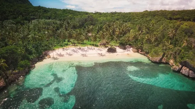 Un site archéologique de la République dominicaine