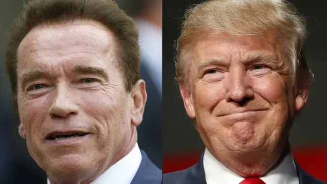 Arnold Schwarzenegger y Donald Trump intercambiaron críticas.