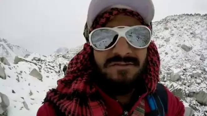 سعد محمد ماؤنٹ ایورسٹ کے راستے میں