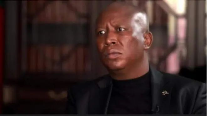 Julius Malema mu kiganiro na BBC